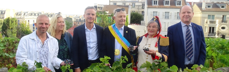 Coupe du raisin 2026 avec Vincent, Véronique, Brice, Thierry, Joëlle, Eric